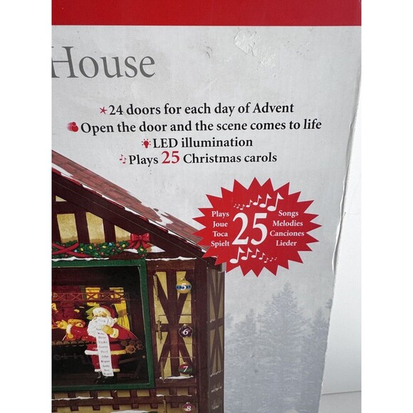 Mr. Christmas Advent Calendar Plays 25 Songs *Works With DC Power Only* Holiday - Picture 2 of 13